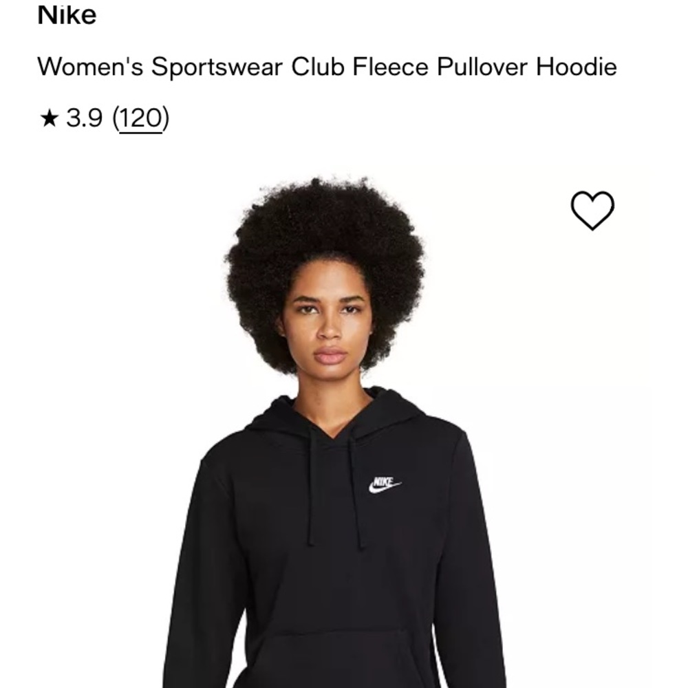 Nike Women's Sportswear Club Fleece Pullover Hoodie